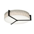 thumbnail image 5 of APF2432L5AJUDES-LW AFX Apex - Drum Flush Mount In Modern Style-6 Inches Tall and 27.15 Inches Wide-Espresso Finish-Linen White Shade Color-LED Lamping, 5 of 5