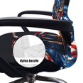thumbnail image 5 of POLERO All-in-one Office Chair Slipcover with American Flag Buck Deer, Elastic Brushed Fabric Removable Anti Dust Cover for Home Gaming and Executive Office, 5 of 7
