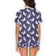 thumbnail image 2 of Conjunto de pijama corto para mujer con estampado de unicornio LKS305, 2 of 4