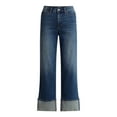 thumbnail image 3 of Scoop Women's and Women's Plus Benton Cuffed Ankle Jeans, 25", 27", and 29" Inseams, Sizes 0-26W, 3 of 6