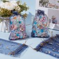 1 Set 50Pcs Gold Stamping Moon & Star Organza Drawstring Gift Storage ...