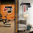 thumbnail image 7 of 17" Resistance Band Rack with 9 Prongs, heavy-duty home gym organizer storage rack for Olympic Barbells, Jump Ropes, Lifting Belts, Chains and Resistance Bands (Hardware Included), 7 of 7