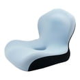 thumbnail image 3 of Cojín de asiento antideslizante y transpirable para silla de viaje. azul, 3 of 9