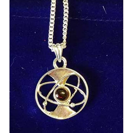 Raven Blackwood Imports Symbol of Energy Focus Intention Intuition Velvet Pouch Brass Necklace Chain