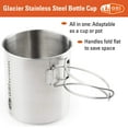 thumbnail image 2 of GSI Outdoors Glacier Stainless Bottle Cup Large, 2 of 3