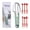 B, variant on XINGXIANG-Multi-Function Fruit Cutter with Forks, Stainless Steel Melon Cutter & Carving Tool for Kitchen Fruit Preparation (B)