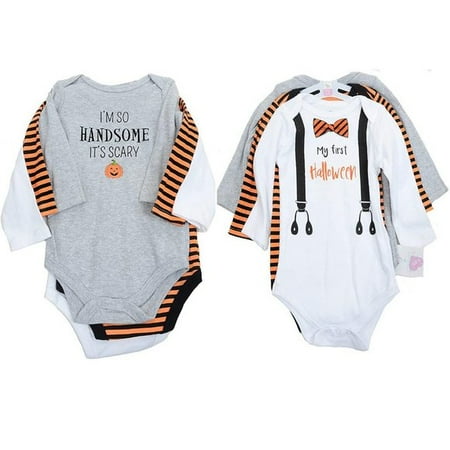 

My First Halloween Infant Boys Cotton Bodysuit Little Treasure Size SM (0-3 mo)