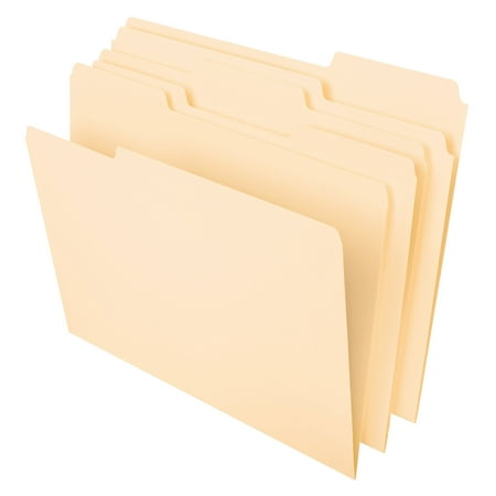 Pendaflex File Folders  Letter Size  8-1/2  x 11   100 Per Box