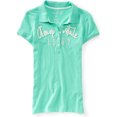 thumbnail image 1 of Polo Aeropostale 1987 para mujer, verde, pequeño Aeropostale  Polo, 1 of 1