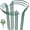 6, variant on 6 Pack Plant Support Stakes, Half-Round Plant Support, Green Plant Support Ring, Rust-Proof, Durable for Indoor and Outdoor Plants, Such as Peonies, and Hydrangeas