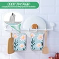 thumbnail image 6 of Pink Daisy Flat Illustration Oven Mitts Pot Holders 2 pcs Heat Resistant for Kitchen Baking Grilling, 6 of 7