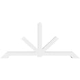 thumbnail image 2 of 84"W x 38 1/2"H x 4"D x 4"F, 11/12 Pitch, Vanguard Architectural Grade PVC Gable Bracket, 2 of 8