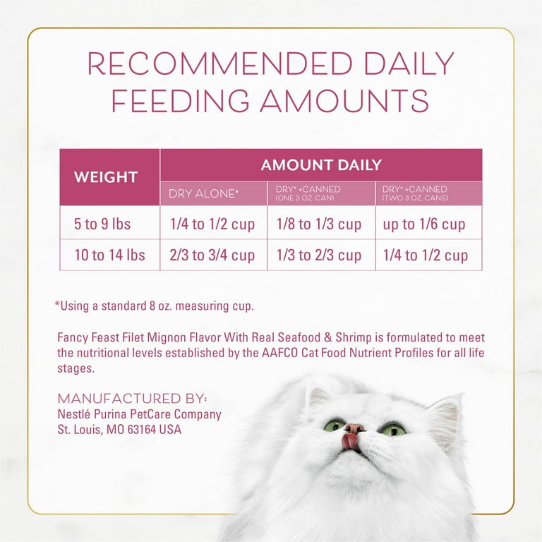 Purina Fancy Feast Filet Mignon Flavor with Real Seafood and Shrimp Dry Cat Food Walmart
