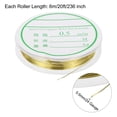 thumbnail image 2 of 1pcs Craft Wire Beading Copper Wires for Jewelry Production(Gold)-0.5mm, 2 of 6
