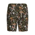 thumbnail image 2 of Lsque Mushroom Garnish Mens Sleep Pajama Shorts,Short Pajama Pants, Cotton Ultra-Soft Knit-XX-Large, 2 of 9
