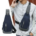 thumbnail image 2 of EUDIDV Sling Bag,Chest Bag, Men's Crossbody Bag, Casual Shoulder Bag, Lightweight Sports Men's Korean Crossbody Bag, Outdoor Small Backpack, Hanging Bag, Trendy Label,Crossbody Bag,Small Backpack, 2 of 6