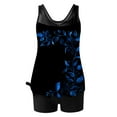 thumbnail image 6 of Tankini Swimsuits Plus Size High Waist Women Sleeveless Bathing Suit Two-Piece Floral Print Sport Swimwear, 6 of 7