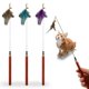 thumbnail image 1 of Divertido juguete de plumas para gatos con campana, juguete de plumas de colores para gatos, palo interactivo, juego de gatito, varita teaser XianweiShao 8390611338299, 1 of 1