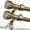 Antique Bronze, variant on VIB Antique Bronze Curtain Rods for Windows 48 to 84 Inches Adjustable Length Heavy Duty 1" Diameter Window Curtain Rod with Solid Metal Finials for Outdoor Farmhouse Bedroom Kitchen Living Room