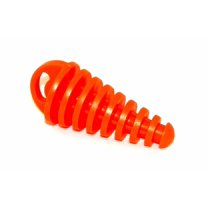 Race-Driven Motorcycle ATV MX Muffler Plug Stroke Silencer Cap Small Orange