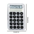 thumbnail image 3 of Mini Portable Calculator for Students, Colorful Buttons with Clear 8-Digit Display, Size 8.5x5.4x0.8cm, High Color Options, 3 of 9