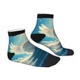 thumbnail image 6 of Salouo Sunshine Cute Winged Cat Pattern Unisex Middle Tube Socks,Middle-Finger Knee High Socks Over The Calf Tube Stocking Crew Stockings for Women and Men Tube Socks, 6 of 8