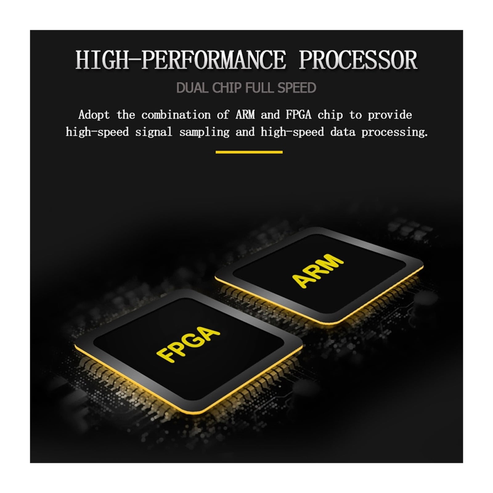 120M Bandwidth Portable Handheld Dual Channel Oscilloscope 10mV Minimum Vertical Sensitivity Spectrum Analysis ,Professional Designed