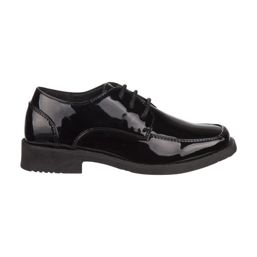 Josmo Toddler Boys Dress Shoes, Lace Up Style, Black Patent, 10