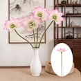 thumbnail image 1 of Swiftyle 1 Pcs Artificial Lotuses Flower Spring Summer Decor Realistic One Stems Fake Lotuses For Living Room Pond Decoration Photography Prop Water Feature Table Display, 1 of 8