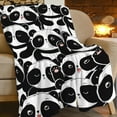 thumbnail image 2 of Panda Blanket Cute Panda Fleece Throw Blanket Fuzzy Plush Super Soft Cozy Warm Panda Blanket Gifts for Girls Boys Kids Women Bed Decor 50"X60", 2 of 6