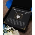 thumbnail image 3 of 80th Birthday Gift for Women, 80th Birthday Gift for Mom, Grandma, Nana, Love Knot Gift Necklace, 80th Birthday Jewelry Necklace, turning 80, 3 of 7