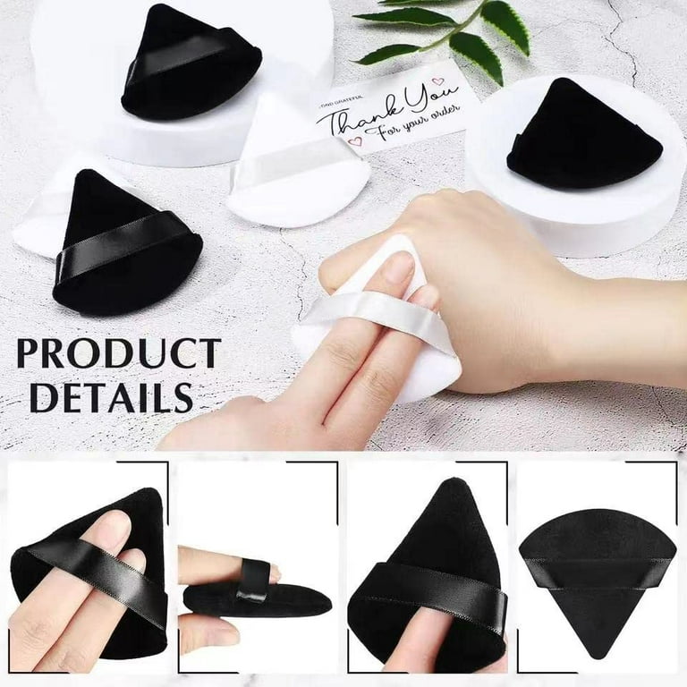Maitys 12 Pieces Triangle Powder Puff Face Makeup Cosmetic Puff