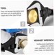 thumbnail image 3 of Multifunctional Basin Wrench Tool, Short Handle Chromoly Steel, Compatible with Sink Drain and Flush Systems, 3 of 5