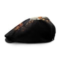 thumbnail image 2 of FUIALDOLG Halloween Black Cat Soft Newsboy Cap, All Season Vintage Polyester Flat Cap for Street Driving Shopping, 2 of 4