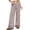 02-Brown White Plaid, variant on Womens Gingham Striped Boxer Pants | Wide Leg Elastic Waist with Pockets, Lounge Pajama Bottoms Home Daily Wear, Lightweight Breathable, Casual Summer Fall