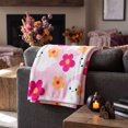 thumbnail image 5 of OCCOA Ghost Blanket Pinky Halloween Throw Blanket 39x29in Cute Ghost Pattern Soft Cozy for Bedroom Sofa Couch Bed Fall Festival Home Decoration Gift, B, 5 of 6