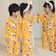 thumbnail image 2 of Disney Donald Duck Niños Pijamas Niños Ropa de algodón Pantalones Conjunto Ropa de dormir de dibujos animados Niños Pijamas para niñas Trajes Niño Pyjamaheight 140-155cm zhangmengya CONDUJO, 2 of 2