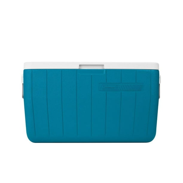 Hielera Coleman Chiller Portátil con Capacidad de 45 litros, Fácil Limpieza, Azul