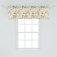 thumbnail image 2 of Ambesonne Cartoon Window Valance, Animals Alphabet, 54" X 18", Multicolor, 2 of 3