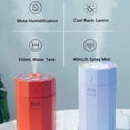 thumbnail image 3 of Mini Humidificateur Portable, Humidificateur Mignon à Deux Modes de Brume avec Lanterne de Course Cool, 3 of 5