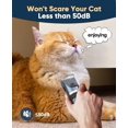 thumbnail image 3 of Quiet Cat Clippers for Matted & Long Hair, 2-Speed Cordless Pet Shaver Grooming Kit for Cats, Small Dogs & Animals (Blue), 3 of 7