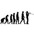 thumbnail image 3 of CafePress - Evolution Trombone - 11 oz Ceramic Mug - Novelty Coffee Tea Cup, 3 of 6