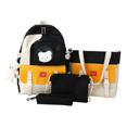 thumbnail image 1 of Set de 4 Malubero Mochilas y Bolsa Escolar negro, 1 of 2