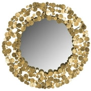Jocelyn Coin Mirror-Color:Gold
