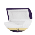 thumbnail image 3 of Titan Casket, Reflections Series Funeral Casket in Royal Purple, 3 of 5