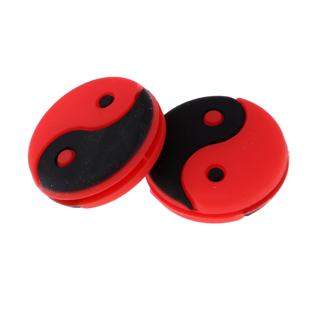 2Pcs Premium Silicone Shock Absorber Tennis Dampeners Set for Rackets String