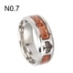 thumbnail image 4 of Sonducket Anillo Bang Unisex de acero inoxidable, pareja estética, boda, cumpleaños, banquete, joyería artística de moda, regalo para padres, Type3 NO3, 4 of 6