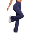 thumbnail image 4 of Gytharion Bootcut Yoga Pants for Women Stretch Slim Fit High Waist Gym Workout Flared Pant Solid Casual Wide Leg Yoga Leggings with Pockets, 4 of 7