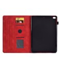 thumbnail image 5 of Dteck Case for iPad 5th/6th Generation (9.7-inch, 2017/2018), iPad Air/Air 2/iPad Pro 9.7 Magnetic Leather Flower Pattern Card Slots Smart Case Shockproof Rubber Kickstand Cover, Red, 5 of 10