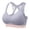 A, variant on Women's Plus Size Crisscross Back Sports Bra, Wireless Full Coverage Breathable Comfortable Racerback Bralette A XXXXL